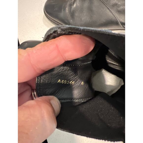 Sergio Rossi mens size 8 black boots - Picture 4 of 5